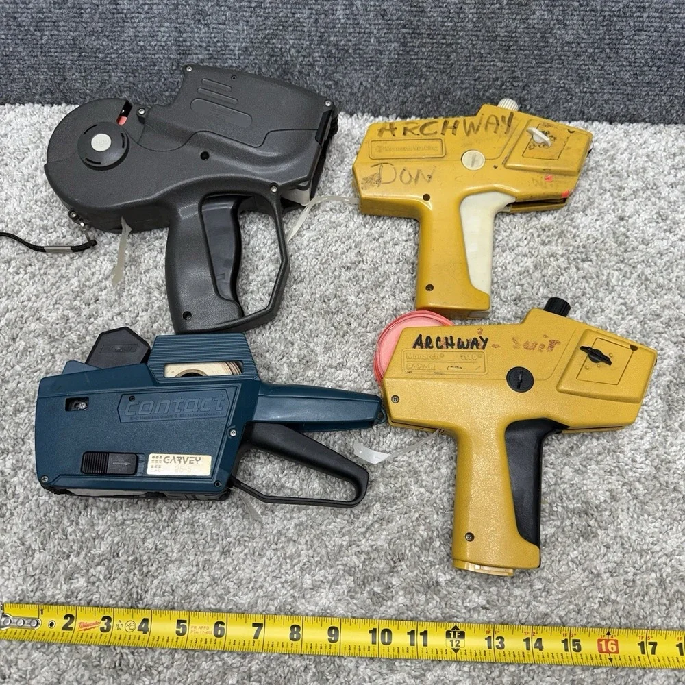 Lot Monarch 1159 / 1110 / contact Garvey 25-5 price maker label gun AS IS x4